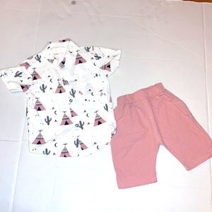 2 piece outfit for little boys